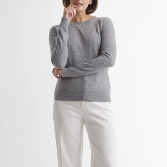 Quince Sweaters - Quince size Large Grey Mongolian Cashmere Sweater. Like new, minimally warn.